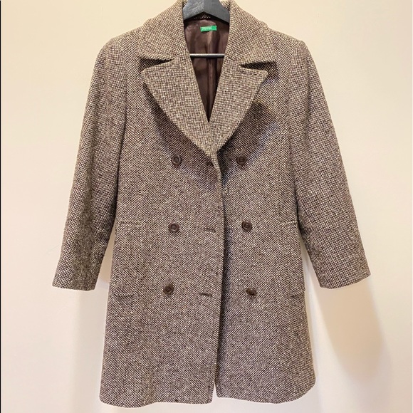 United Colors Of Benetton Jackets & Blazers - United Colors of Benetton Wool Blend Coat